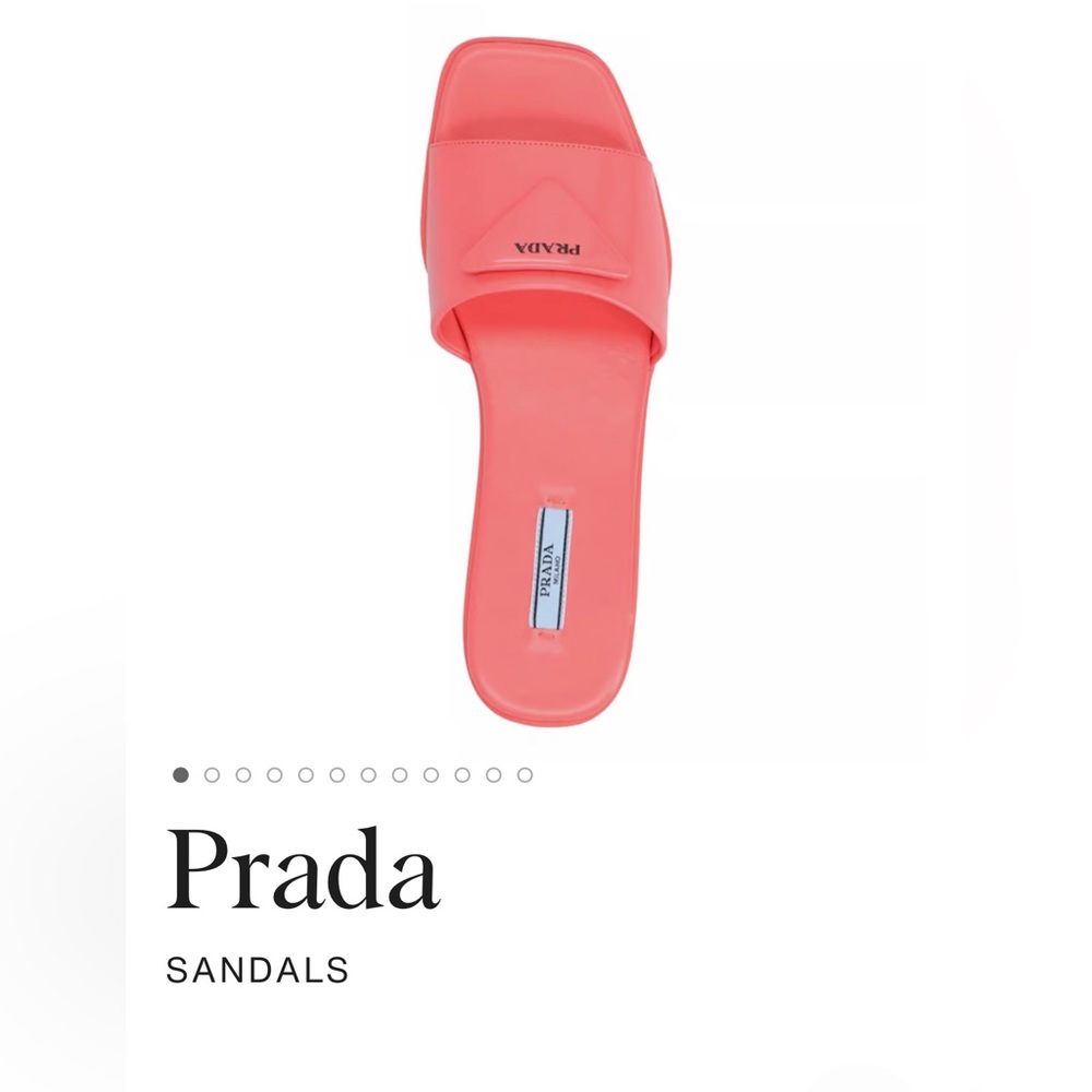 Prada Sandals Coral